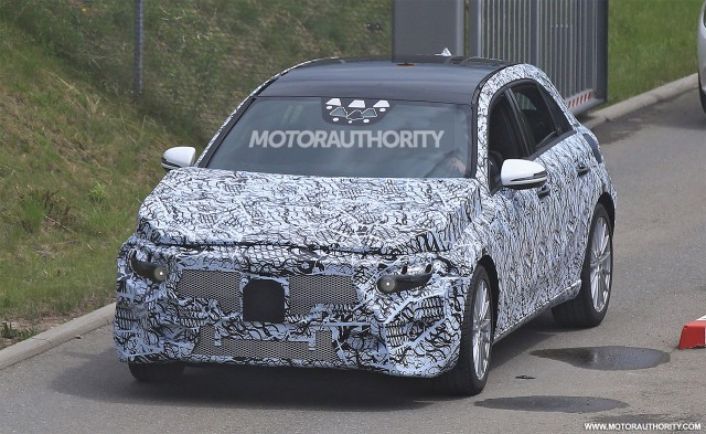 2018 Mercedes-Benz A-Class spy shots - Image via S. Baldauf/SB-Medien