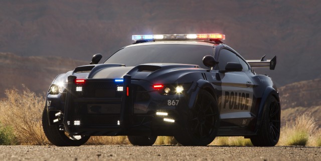 Barricade Ford Mustang police car from "Transformers: The Last Knight"