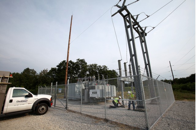 Electricity grid substation (Image: FirstEnergy Corp on Flickr, used under CC license)