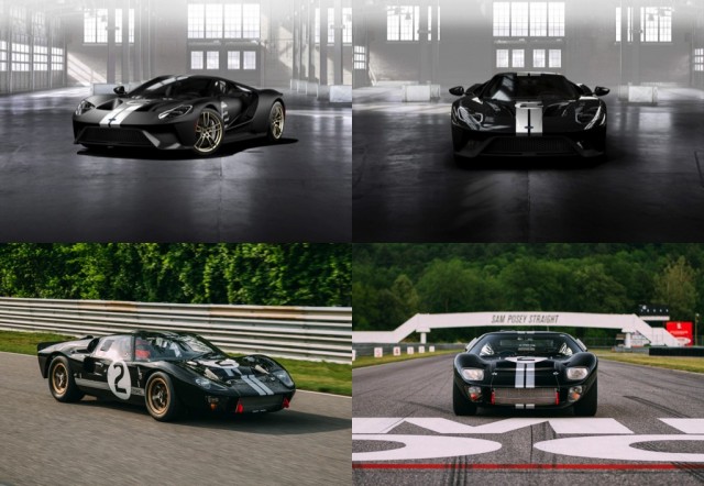 1966 Ford GT40 Mk II vs 2017 Ford GT '66 Heritage Edition 1966 Ford GT40 Mk II vs 2017 Ford GT '66 Heritage Edition