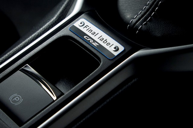 Honda CR-Z Alpha Final Label Edition (Japanese spec)