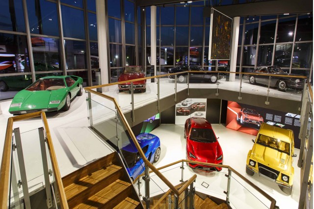 Lamborghini museum in Sant'Agata Bolognese, Italy