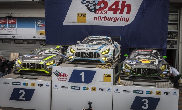 Mercedes-AMG GT3 one-two-three-four finish at 2016 Nürburgring 24 Hours Mercedes-AMG GT3 one-two-three-four finish at 2016 Nürburgring 24 Hours