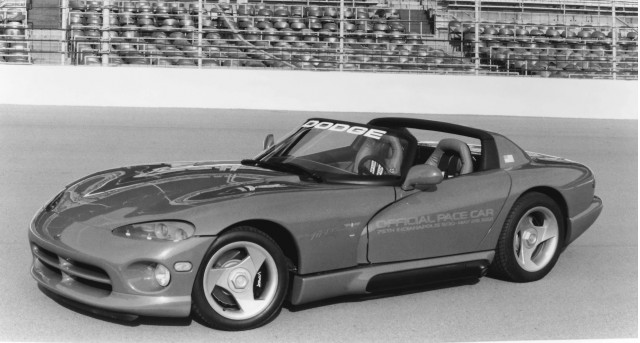Pre-production Dodge Viper pace car at the 1991 Indianapolis 500