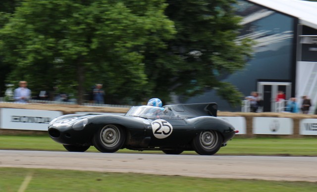 1956 Jaguar D-Type 'Long Nose' endurance racer at 2016 Goodwood Festival of Speed