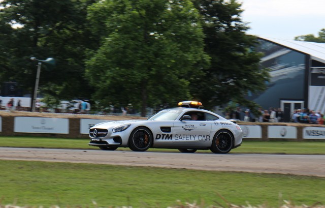 Mercedes-AMG GT course car at 2016 Goodwood Festival of Speed Mercedes-AMG GT course car at 2016 Goodwood Festival of Speed