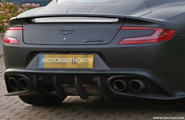 2018 Aston Martin Vanquish S spy shots - Image via S. Baldauf/SB-Medien 2018 Aston Martin Vanquish S spy shots - Image via S. Baldauf/SB-Medien