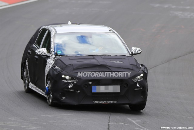 2018 Hyundai i30 N spy shots - Image via S. Baldauf/SB-Medien