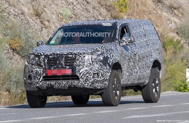 2018 Nissan NP300 Navara-based SUV spy shots - Image via S. Baldauf/SB-Medien