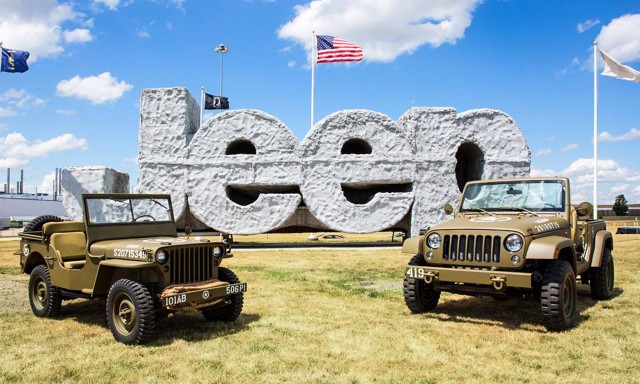 1941 Willys MB and Jeep Wrangler 75th Salute concept