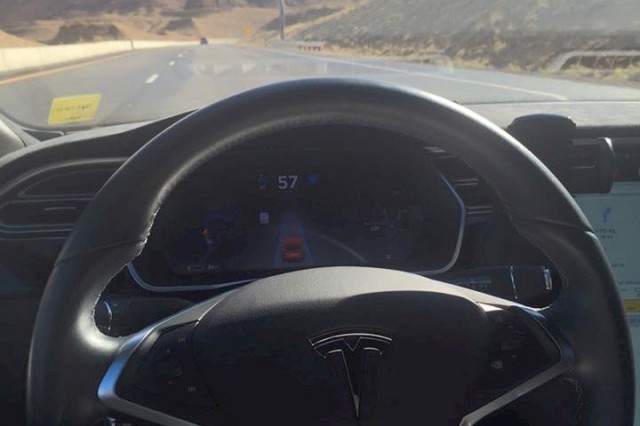 Tesla Model S Autopilot engaged during cross-country record attempt