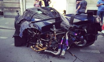 One-off Pagani Huayra Pearl wrecked within months of delivery