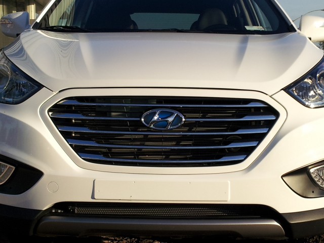 2015 Hyundai Tucson Fuel Cell at Hyundai headquarters, Fountain Valley, CA