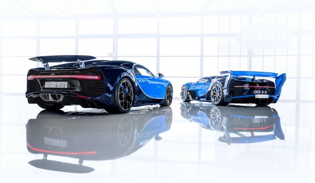 Bugatti Chiron and Vision Gran Turismo concept