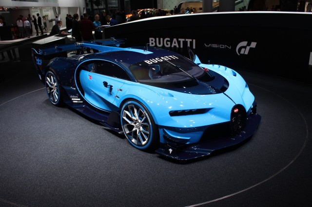 Bugatti Vision Gran Turismo concept  -  2015 Frankfurt Motor Show live photos