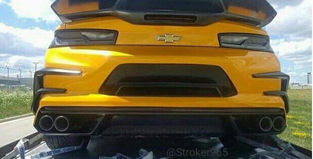 Bumblebee Chevrolet Camaro from ‘Transformers: The Last Knight’ - Image via stroker965