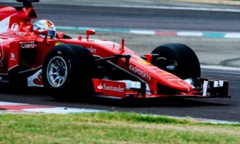 Sebastian Vettel tests 2017 F1 season’s extra-wide tires