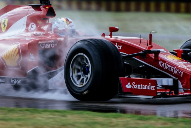 Ferrari’s Sebastian Vettel tests Pirelli’s wide tires for 2017 Formula One World Championship Ferrari’s Sebastian Vettel tests Pirelli’s wide tires for 2017 Formula One World Championship