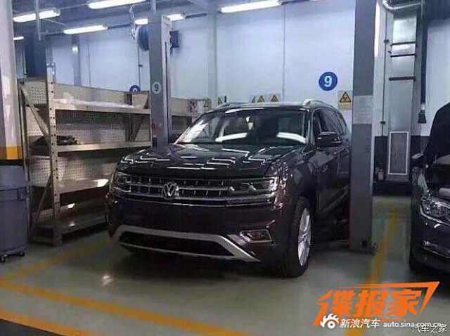 Leaked 2017 Volkswagen 3-row SUV via Auto Sina