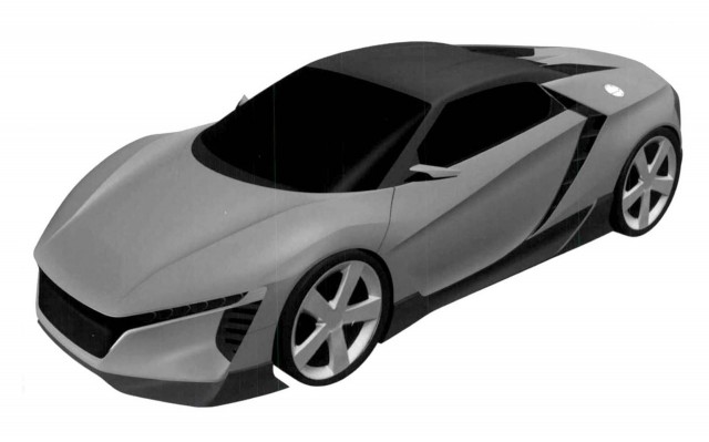 Patent for mid-engine Honda sports car - Image via Autovisie