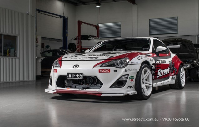 Street FX Motorsports has swapped a GT-R engine into a Toyota 86