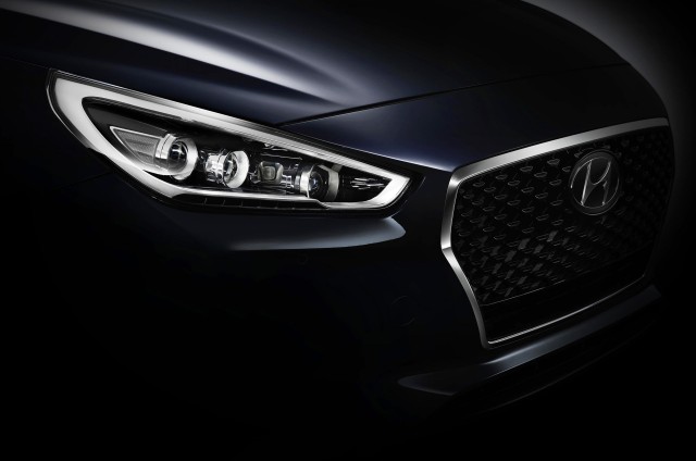 Teaser for 2017 Hyundai i30 debuting at 2016 Paris auto show Teaser for 2017 Hyundai i30 debuting at 2016 Paris auto show