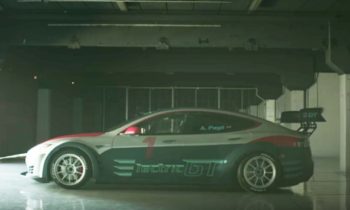 Tesla Model S race car for Electric GT shown; Munter to drive in series (update)