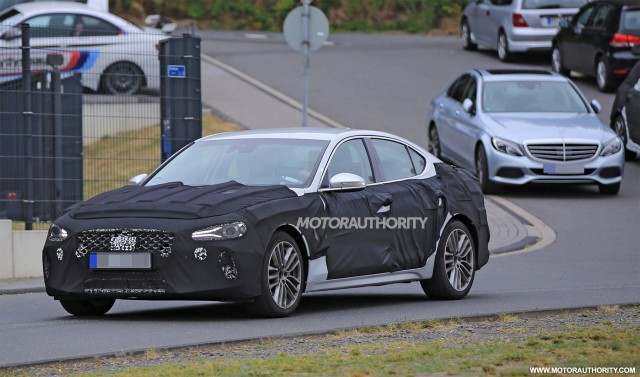 2018 Genesis G70 spy shots - Image via S. Baldauf/SB-Medien 2018 Genesis G70 spy shots - Image via S. Baldauf/SB-Medien