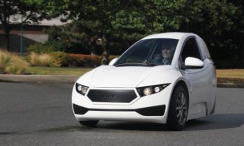 Electra Meccanica Solo three-wheeled electric car unveiled