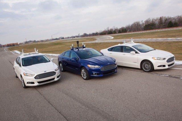 Ford Fusion Hybrid automated driving research vehicle