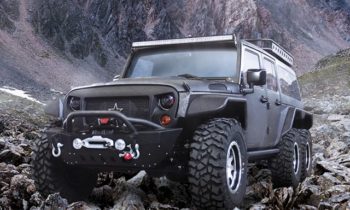Chinese firm G. Patton builds 6-wheeled Jeep Wrangler