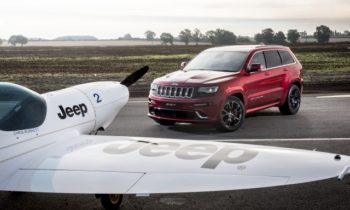 Jeep Grand Cherokee SRT battles plane in a hot lap