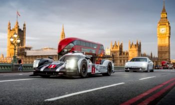 Mark Webber hits London in a Porsche 919 Hybrid