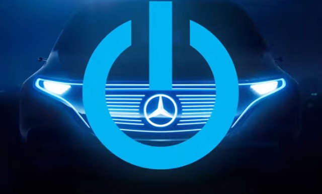 Teaser for Mercedes-Benz electric car concept debuting at 2016 Paris auto show