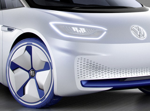Volkswagen I.D. electric car concept, 2016 Paris auto show