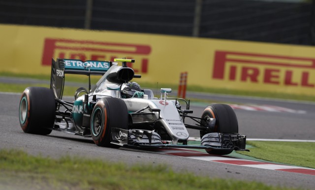 Mercedes AMG’s Nico Rosberg at the 2016 Formula One Japanese Grand Prix