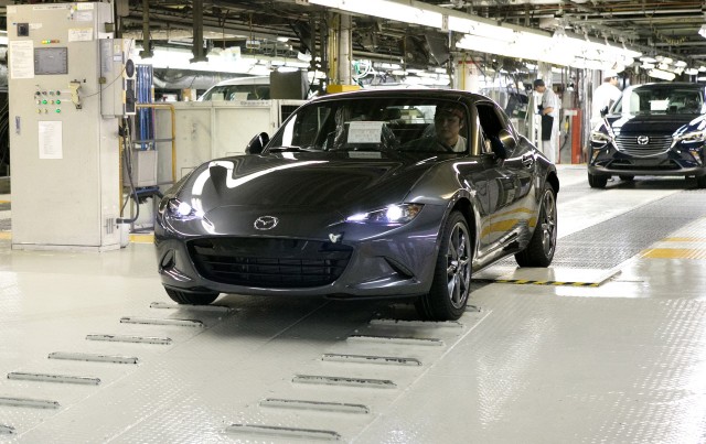 2017 Mazda MX-5 Miata RF start of production - October 5, 2016