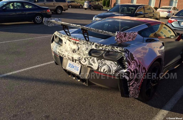 2018 Chevrolet Corvette ZR1 Convertible spy shots - Image via David Wesel/CorvetteBlogger