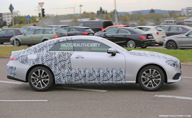 2018 Mercedes-Benz E-Class Coupe spy shots - Image via S. Baldauf/SB-Medien