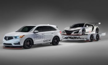 Tricked-out Acura MDX towing an NSX GT3 to star in SEMA