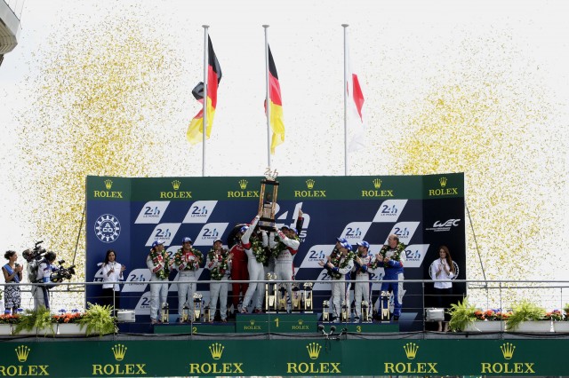 Audi celebrates its 13th Le Mans 24 Hours win in 2014