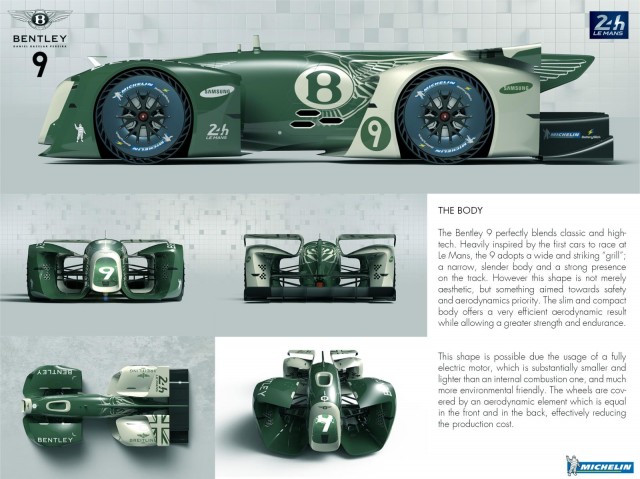 Bentley 9 Plus Michelin Battery Slick is the 2nd place entry in the 2017 Michelin Design Challenge Bentley 9 Plus Michelin Battery Slick is the 2nd place entry in the 2017 Michelin Design Challenge