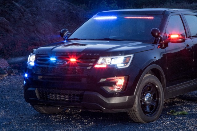 Ford Police Interceptor Utility Front Interior Visor Light Bar Ford Police Interceptor Utility Front Interior Visor Light Bar