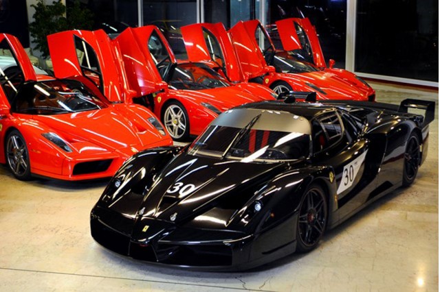 Michael Schumacher’s Ferrari Enzo and FXX - Image: Garage Zénith
