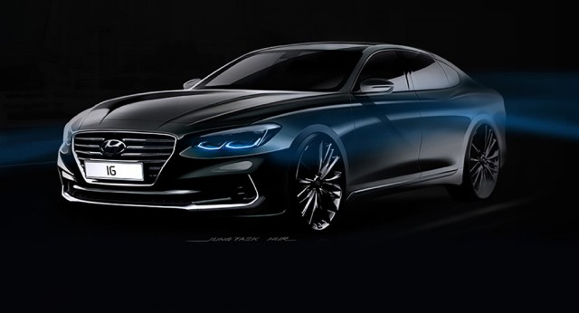 Teaser for 2018 Hyundai Azera