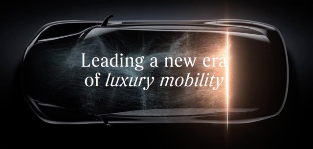 Teaser for Lucid electric car