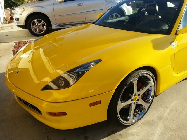 2000 Ferrari 456M with Lexus engine swap - Image via eBay Motors