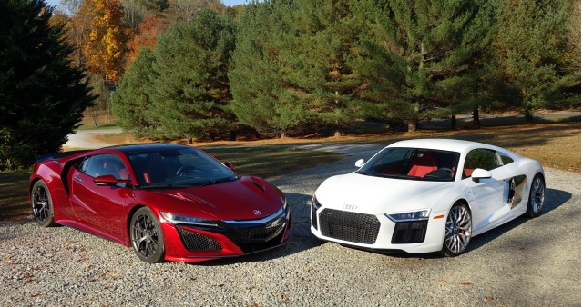 2017 Audi R8 vs. 2017 Acura NSX