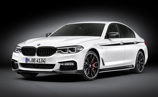 2017 BMW 5-Series equipped with M Performance parts
