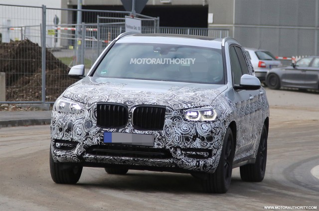 2018 BMW X3 spy shots - Image via S. Baldauf/SB-Medien